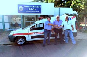 Indianópolis realiza entrega de ambulância 0km para a Secretaria de Saúde