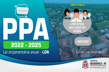 Consulta Pública - LOA 2022 e PPA (2022-2025)