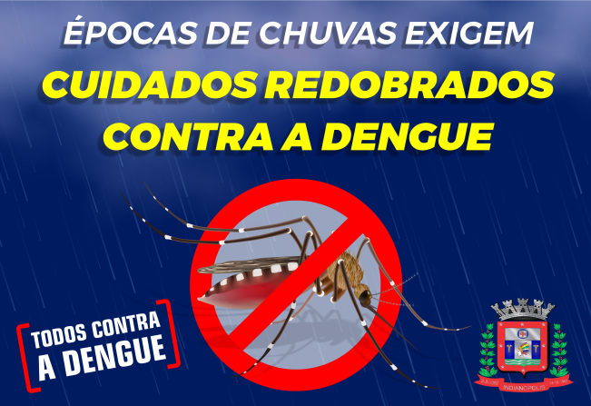 Cuidados para evitar a dengue devem ser redobrados em período de chuvas