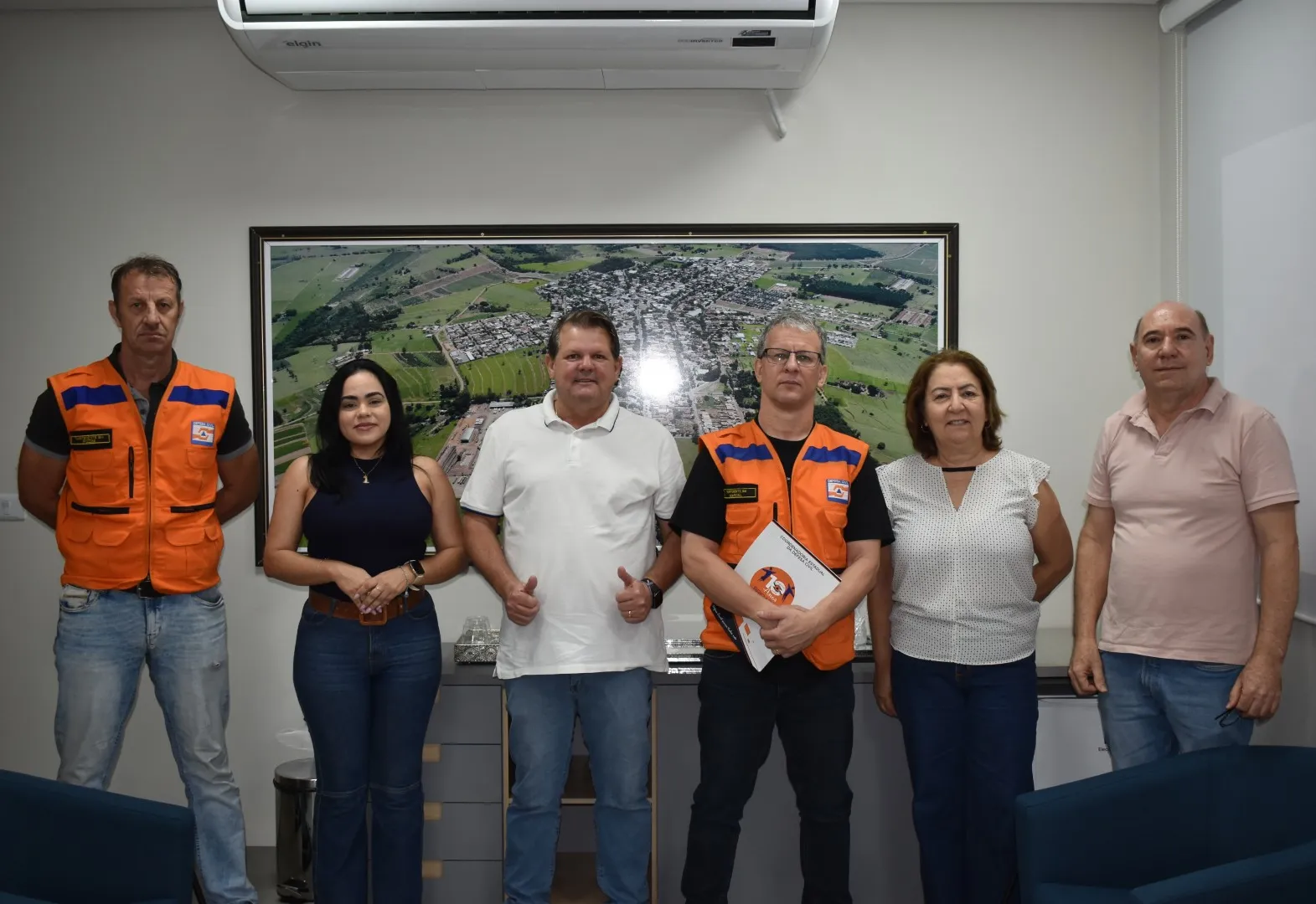 Administração Municipal recebe representantes da Defesa Civil para tratar de ações estratégicas em Indianópolis
