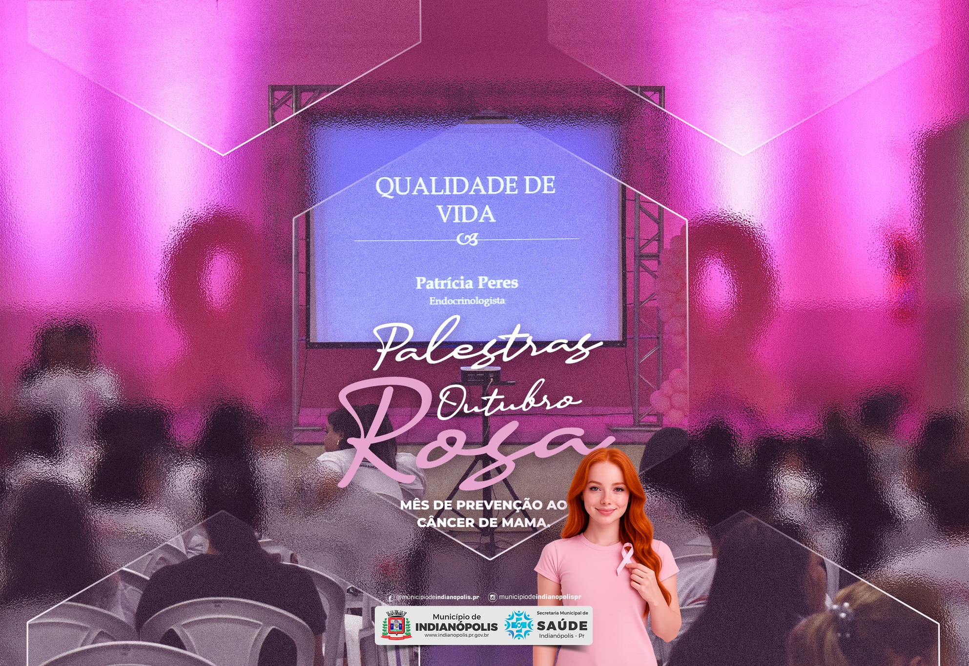 Outubro Rosa: Noite de conscientização, aprendizado e alegria em Indianópolis